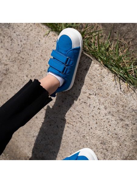 Ténis barefoot de criança Be Lenka Canvi Kids azul