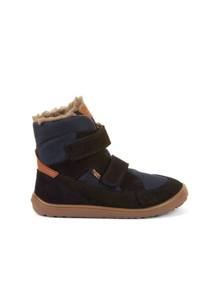 FRODDO UP TEX WINTER Dark Blue | Dětské zimní zateplené barefoot boty