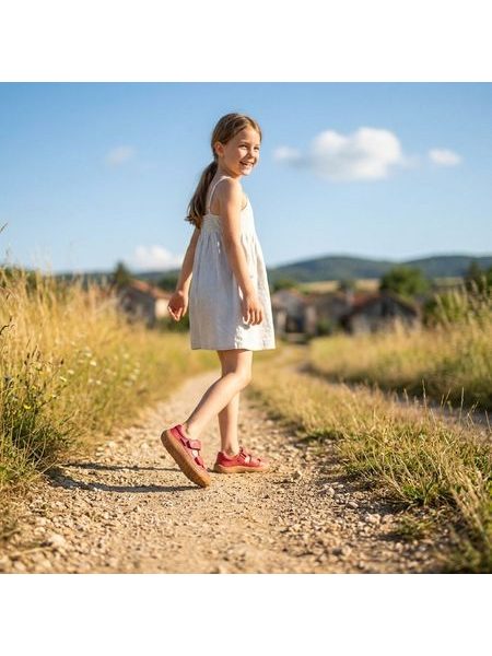 FRODDO SANDAL VELCRO II Red | Dětské barefoot sandály