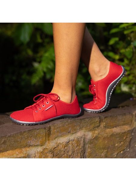LEGUANO AKTIV Red | Barefoot tenisky 9