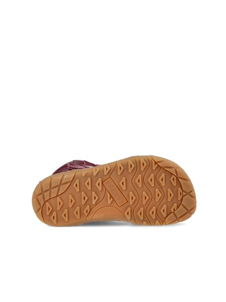 RAYVE LAHTI Bordeaux | Dětské barefoot zimní zateplené boty