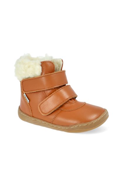 PEGRES ZIMNÍ SKINNY SBF42 Hnědá | Dětské zimní zateplené barefoot boty 6