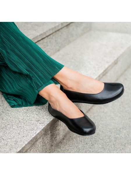ANGLES ANTIOPA Black | Dámské barefoot baleriny