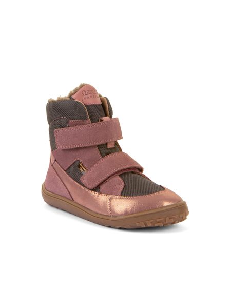 FRODDO UP TEX WINTER Grey / Pink | Dětské zimní zateplené barefoot boty
