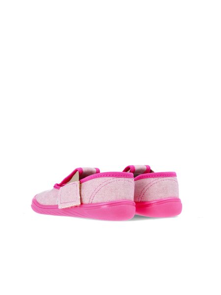 PEGRES PAPUČKY SBF 10F Textilní Růžová | Dětské barefoot přezůvky
