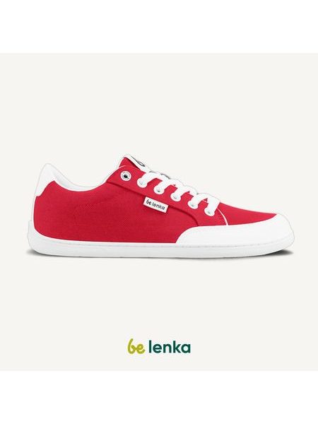 Ténis barefoot Be Lenka Rebound vermelho e branco