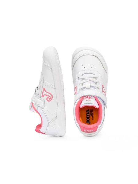 JOMA VELA JR White Pink | Dětské barefoot tenisky