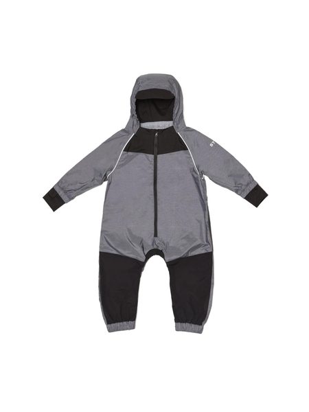 STONZ RAIN OVERAL Black Heather Grey 1