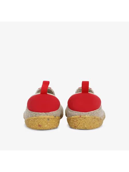 Dětské Barefoot Přezůvky GROUNDIES® Uppsala Béžovo Červené