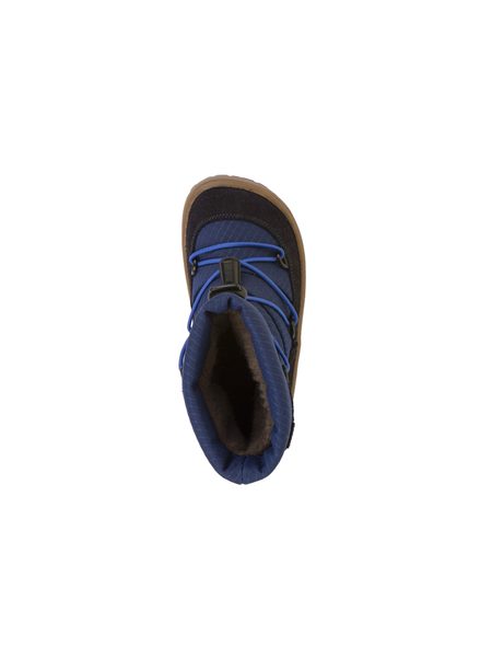 Dětské barefoot zimní boty FRODDO ZIMNÍ TEX TRACK WOOL tmavě modré