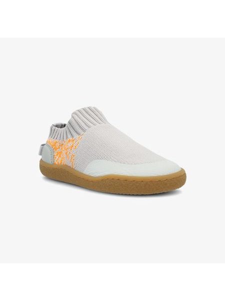Dětské Barefoot Slip-On Tenisky GROUNDIES® Nara Kids Šedo Oranžové