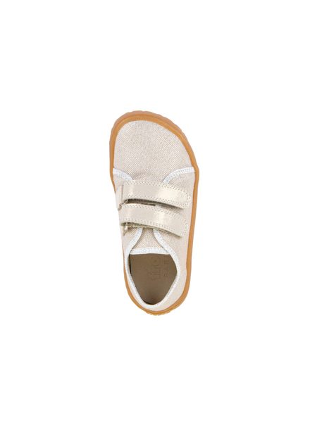 FRODDO SNEAKER CANVAS Gold Shine | Dětské barefoot tenisky