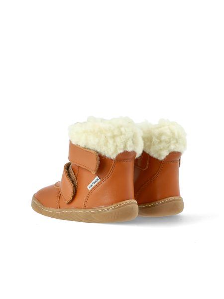 PEGRES ZIMNÍ SKINNY SBF42 Hnědá | Dětské zimní zateplené barefoot boty 4