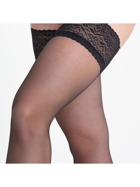 PUNČOCHY SAMODRŽÍCÍ NADOTEC RADOSTI 20 DEN Černé