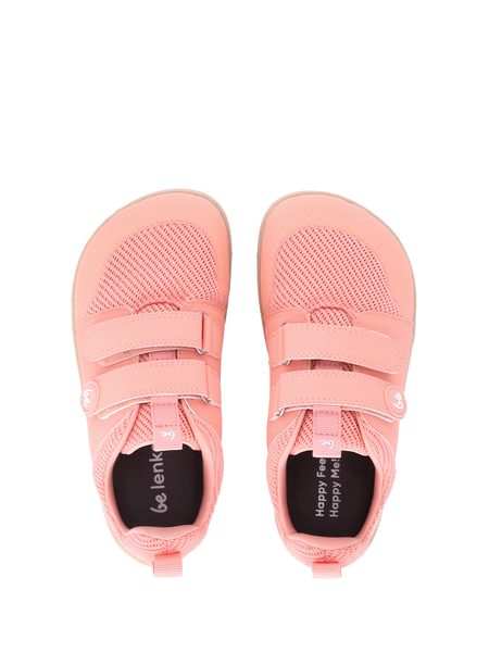 Ténis barefoot de criança Be Lenka Bounty Kids rosa-coral