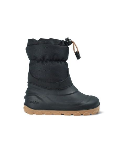 Kinder-Barfußschuhe RAYVE SNOWSTORM schwarz/braun – Winter-Stiefel