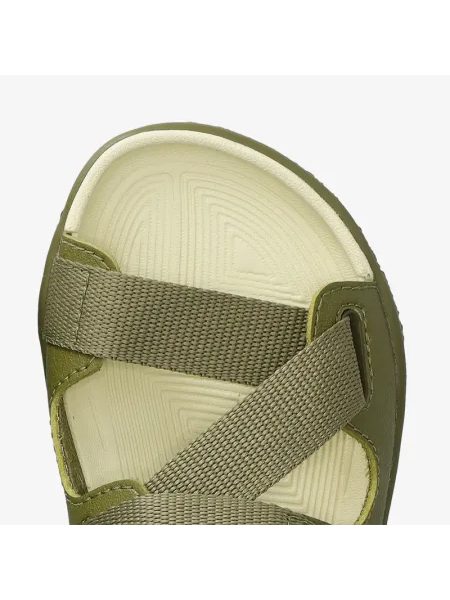 Dětské Barefoot Sandály GROUNDIES® Twig Khaki Žluté