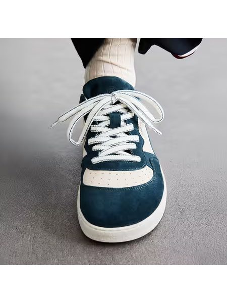 Barefoot Tenisky GROUNDIES® Nova Special Petrolejovo Krémové