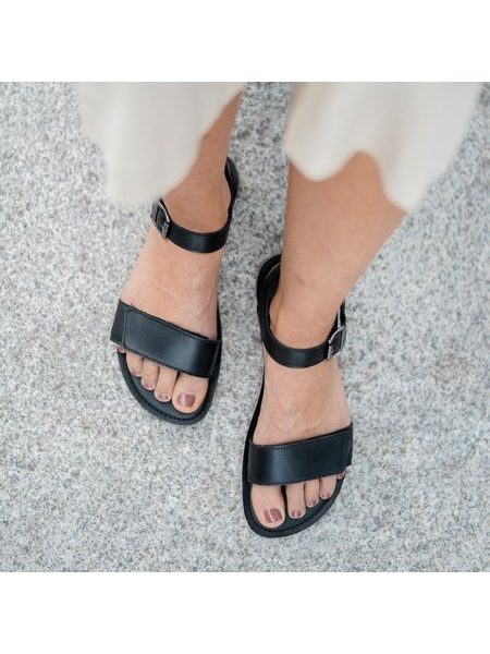 ANGLES HESTIA Black | Dámské barefoot sandály