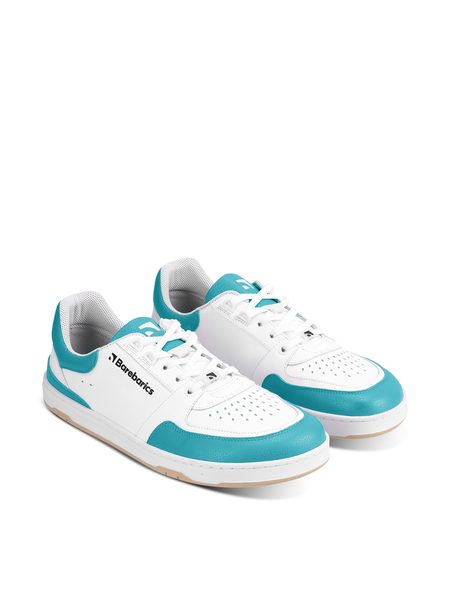 Ténis barefoot Barebarics Wave branco e turquesa-escuro