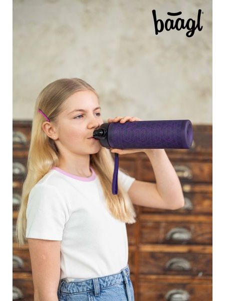 BAAGL Tritanová láhev na pití Plum, 700 ml