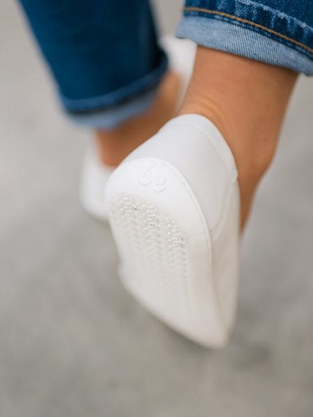 Balerini barefoot pentru femei Be Lenka Sophie - All Chalk White