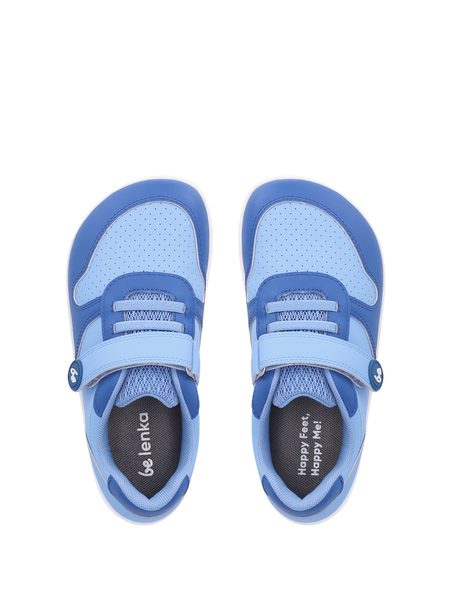 Baskets barefoot enfant Be Lenka Scoot Kids bleu clair et bleu roi