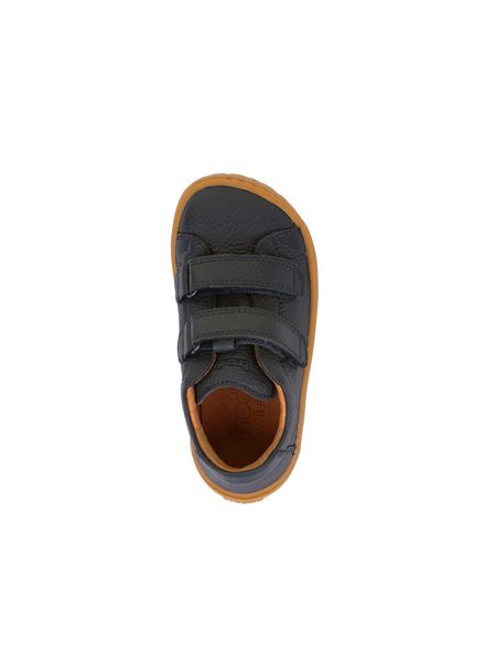 FRODDO TENISKY BASE LEATHER D-VELCRO Dark Blue | Dětské barefoot tenisky
