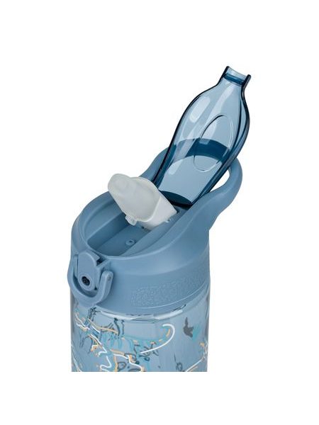 BAAGL Tritanová láhev na pití s brčkem Dino 500 ml