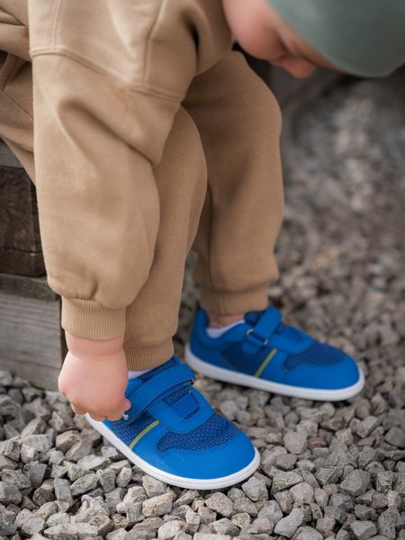 Ténis barefoot de criança Be Lenka Glade Preschool azul e verde