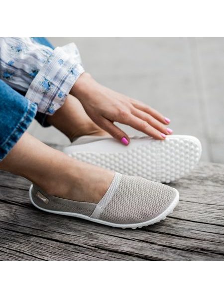 LEGUANO FLAIR Sand | Dámské barefoot baleríny