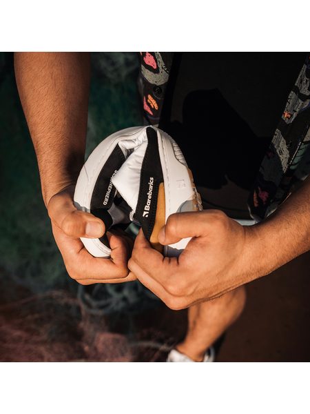 Adidași barefoot BAREBARICS REVIVE X SEA SHEPHERD - ORCA negri-albi