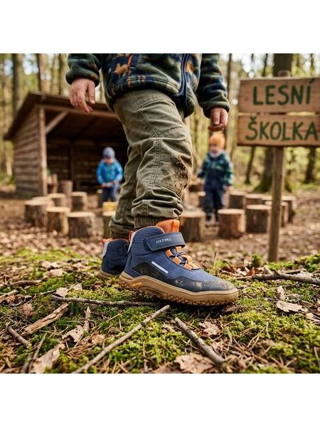 Dětské Barefoot Celoroční boty PRIMIGI PYR GTX 24181 indigo