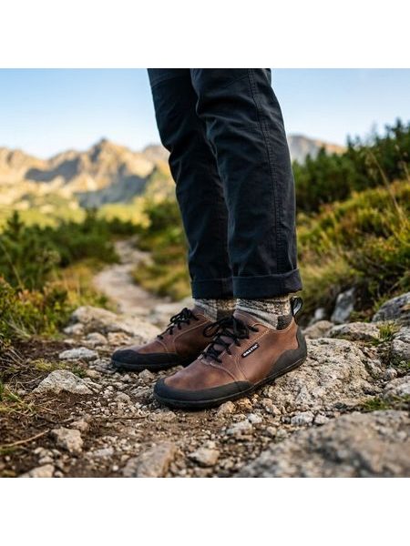 SALTIC OUTDOOR FLAT Tabacco | Outdoorové barefoot boty
