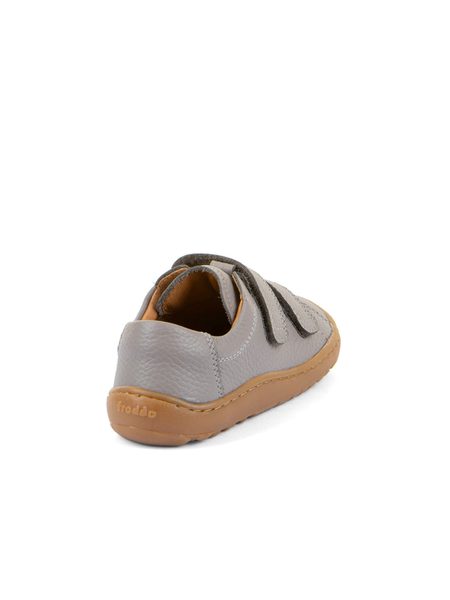 FRODDO TENISKY BAZE LEATHER D-VELCRO Grey | Dětské barefoot tenisky