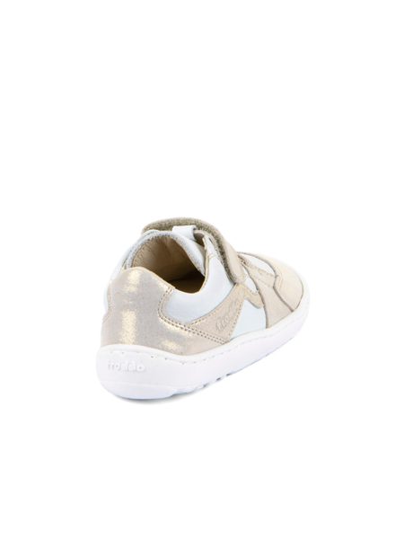 FRODDO TENISKY RIVER White Gold | Dětské barefoot tenisky