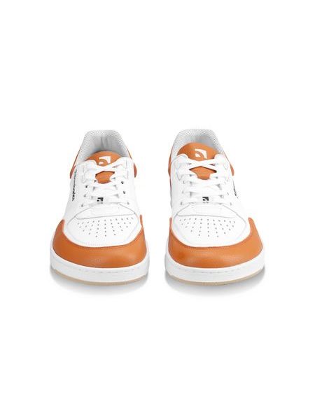 Barefoot sneakers voor dames en heren Barebarics Wave - wit-oranje