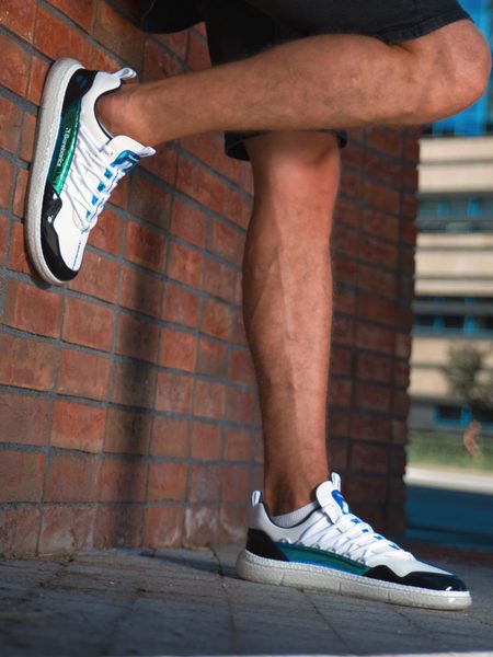 Barfußsneaker Barebarics Futura Irisierend Weiß