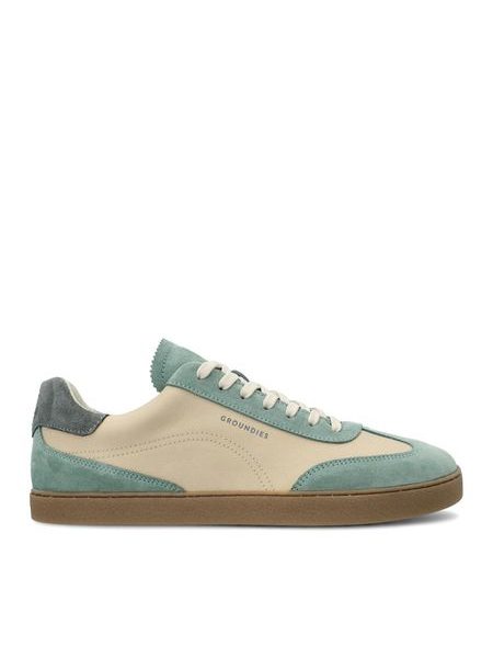 Barefoot Tenisky GROUNDIES® Panama Béžovo Šalvějově Zelené