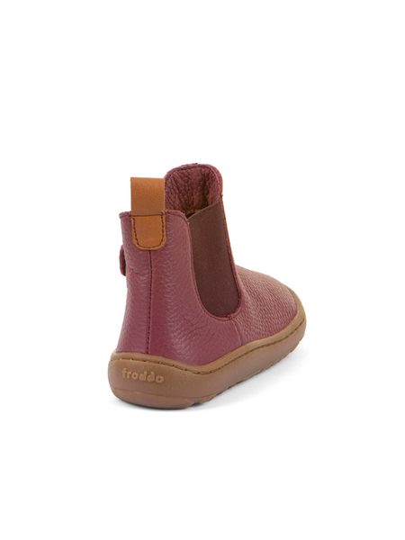 FRODDO KOTNÍKOVÉ CHELYS II Bordeaux | Dámské barefoot chelsea boty