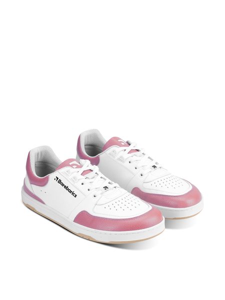 Ténis barefoot Barebarics Wave branco e rosa