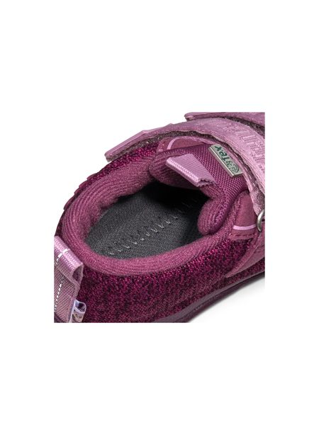 AFFENZAHN LOWBOOT KNIT HAPPY OTTER Berry | Dětské celoroční barefoot boty