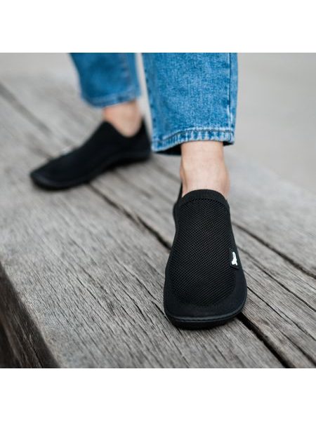 LEGUANO SCORE Black | Barefoot tenisky