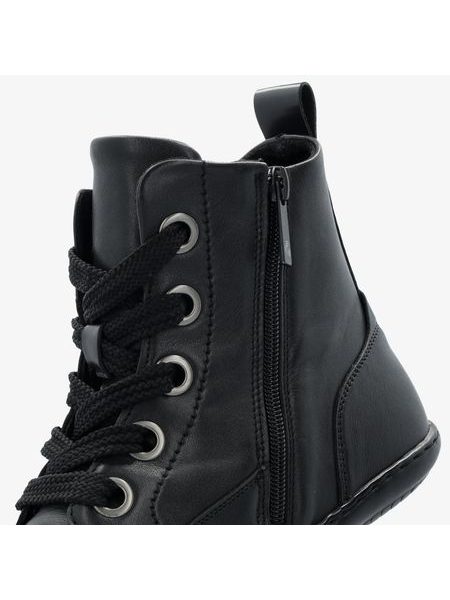 Dámské Barefoot+ Kotníkové Boty GROUNDIES® Salzburg Černé