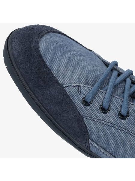 Pánské Barefoot Tenisky GROUNDIES® Amsterdam Modré Indigo