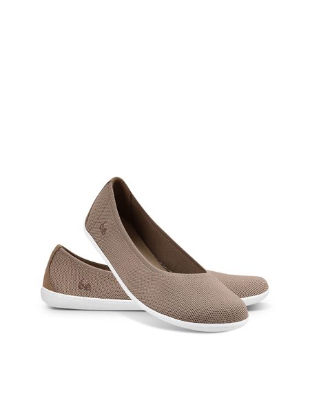 Balerini barefoot pentru femei Be Lenka Delight maro biscuit