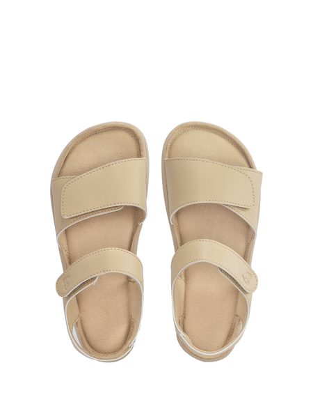 Sandale barefoot pentru copii Be Lenka Miami Junior maro deschis