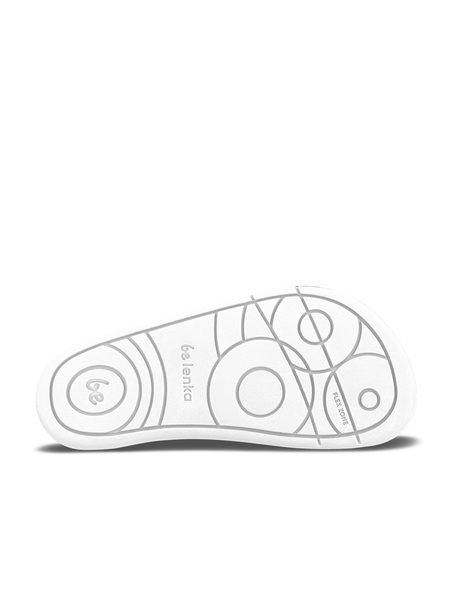 Ténis barefoot de criança Be Lenka Energise Kids branco e xadrez