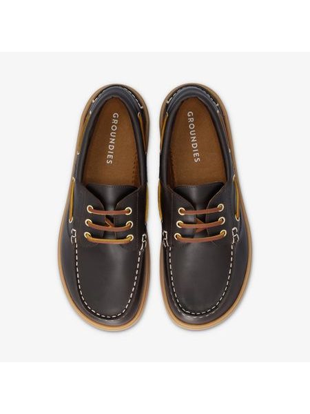 Barefoot Polobotky GROUNDIES® Tide Čokoládové