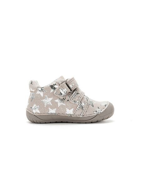 Dětské barefoot tenisky D.D.STEP S070-62583B Béžové hvězdy
